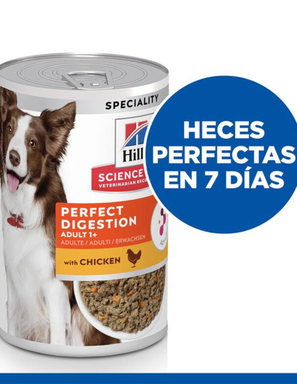 paratumascota.shop - Perros - Alimentacin - Lata para perros Hill's Science Plan Perfect Digestion Adulto de pollo 363gr - Foto 2