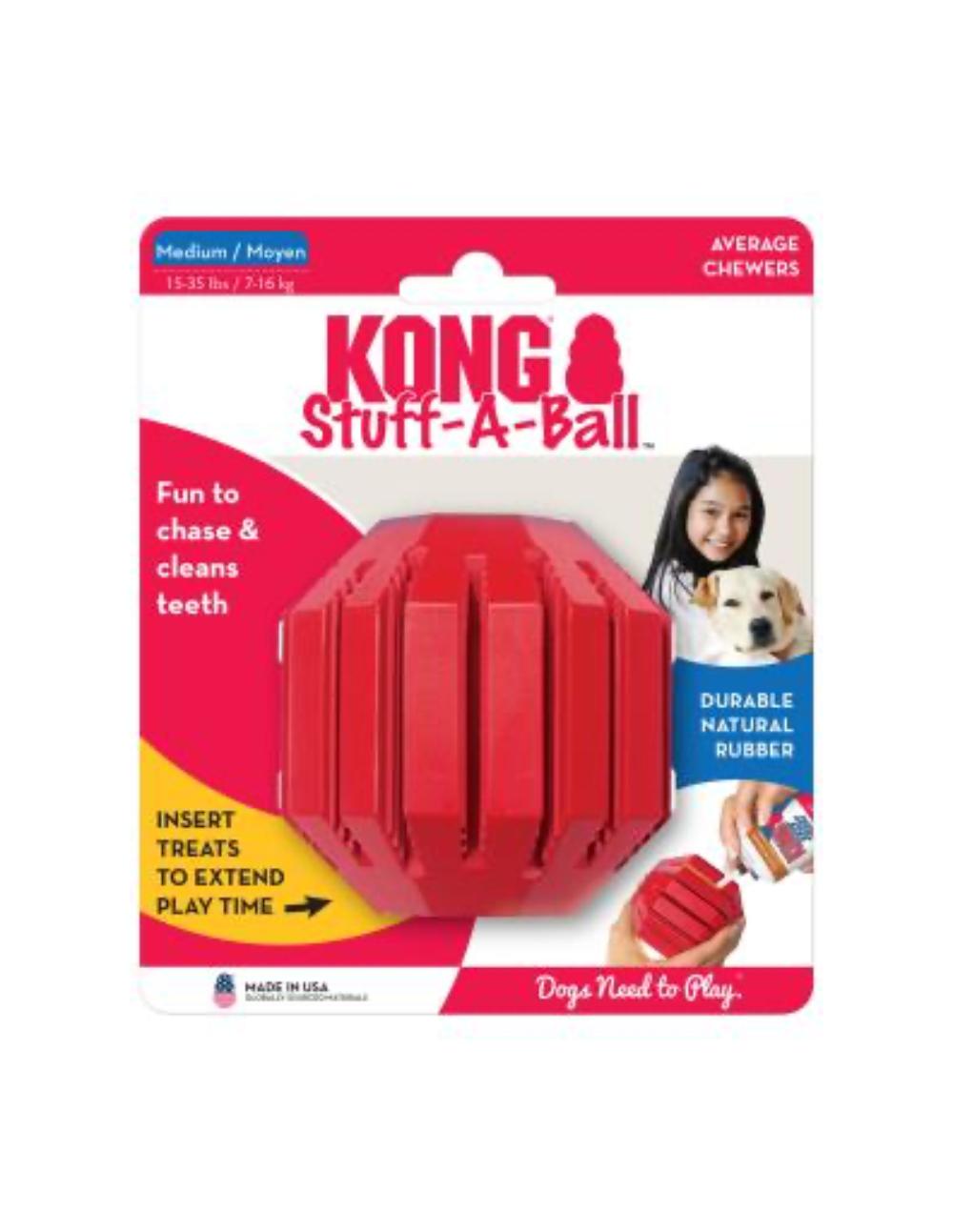 paratumascota.shop - Perros - Juguetes - PELOTA DENTAL DE GOMA ROJA KONG - Foto 2