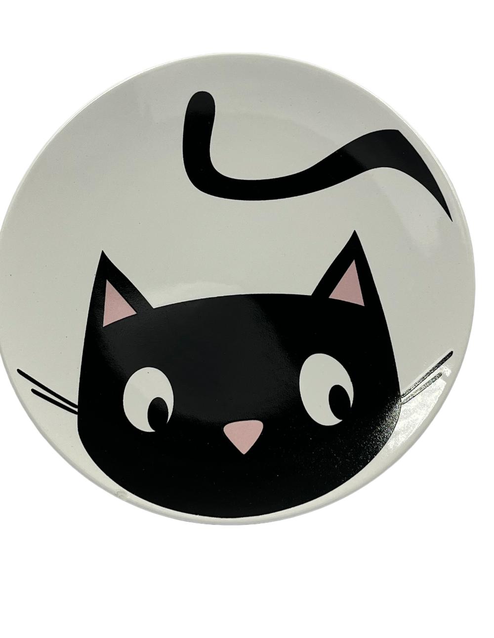 paratumascota.shop - Gatos - Comederos y Bebederos - COMEDERO DE CERAMICA GATO NEGRO - Foto 3