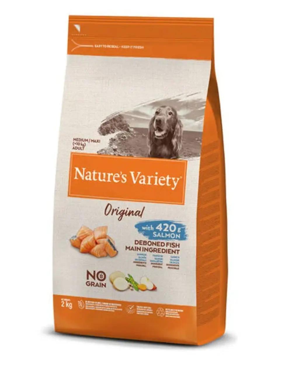 paratumascota.shop - Perros - Alimentacin - NATURE'S VARIETY ADULT MEDIUM ORIGINAL SALMN PIENSO PARA PERROS - Foto 5