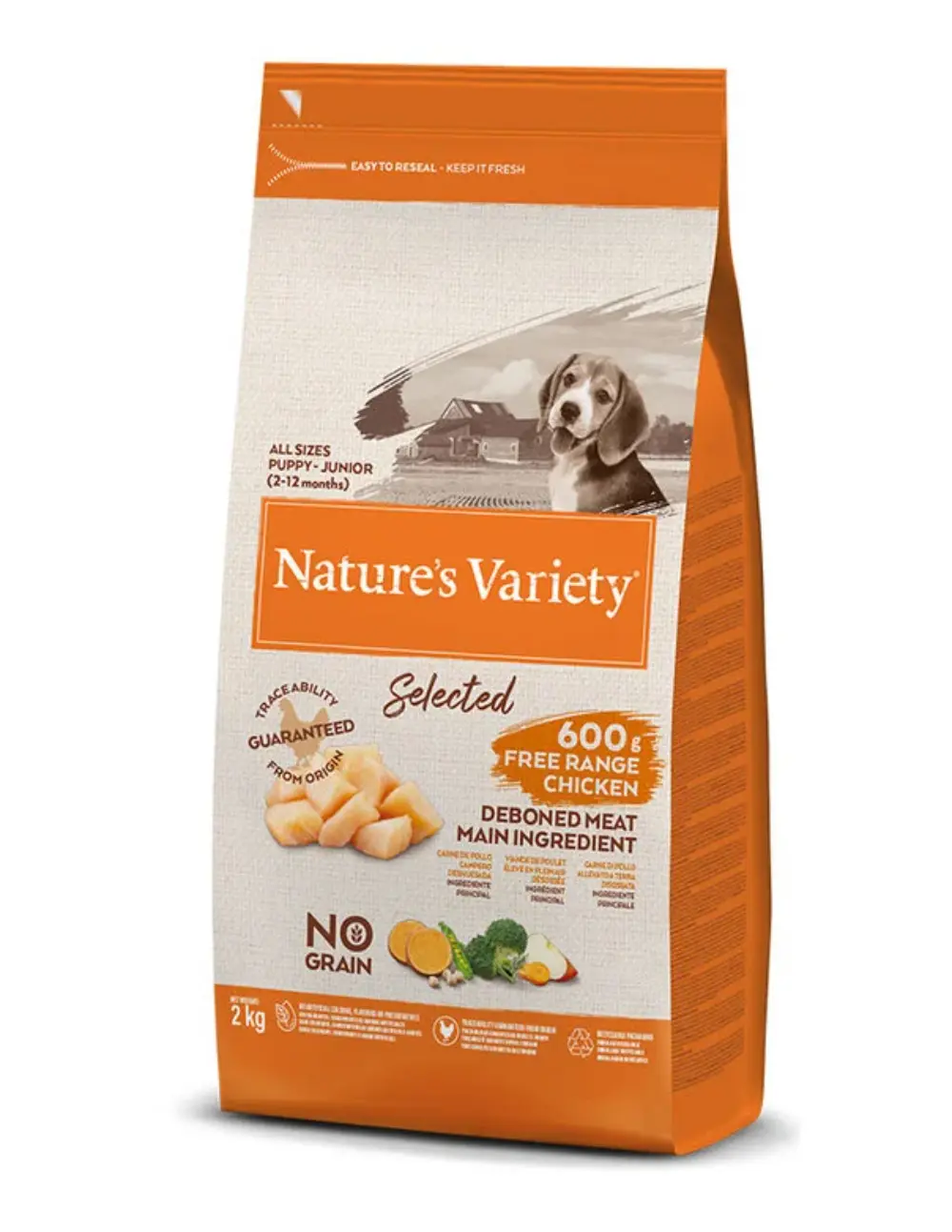 paratumascota.shop - Perros - Alimentacin - NATURE'S VARIETY SELECTED POLLO PIENSO PARA CACHORROS - Foto 1