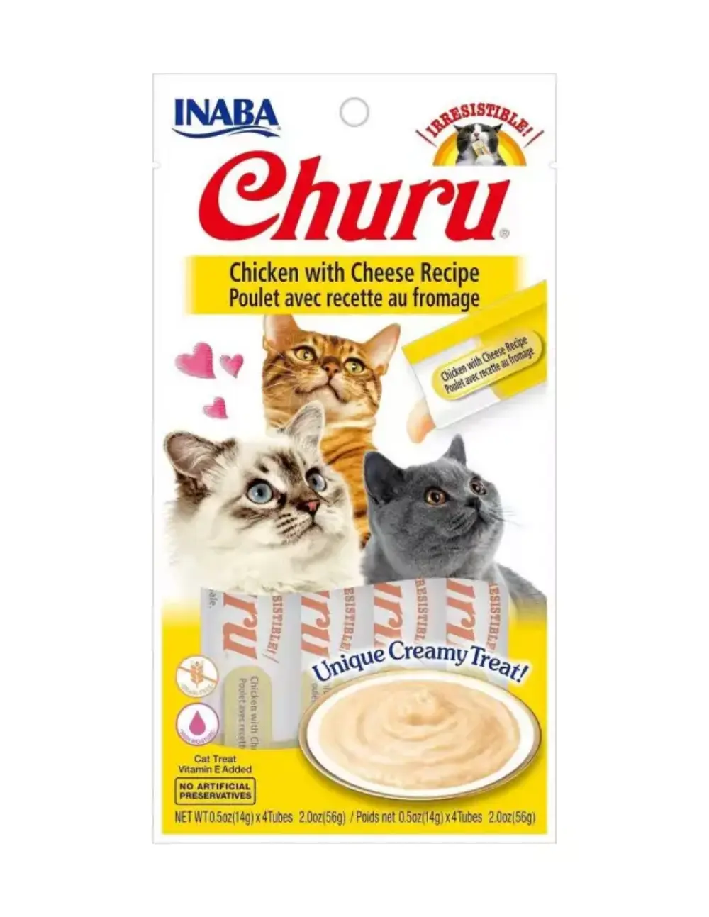 paratumascota.shop - Gatos - Alimentacin - Churu receta de pollo con queso snack para gatos - Foto 1