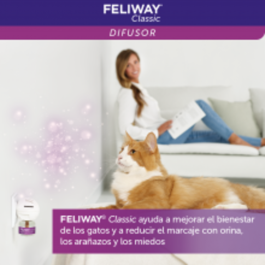 paratumascota.shop - Gatos - Salud e higiene - Feliway Classic Difusor + Recambio de CEVA - Foto 3