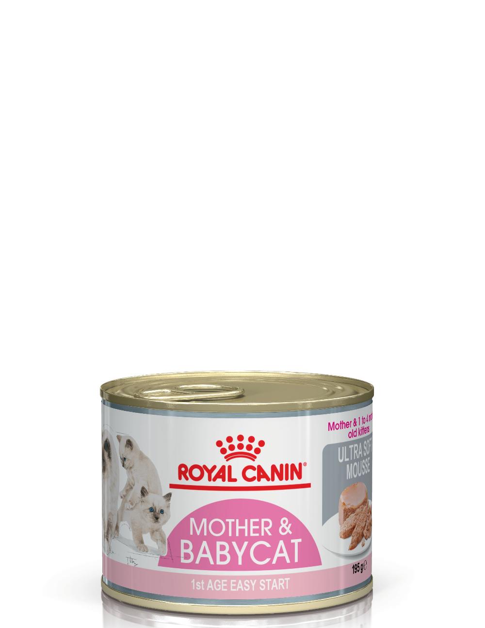 paratumascota.shop - Gatos - Alimentacin - ROYAL CANIN MOTHER & BABY MOUSSE 195GR - Foto 1