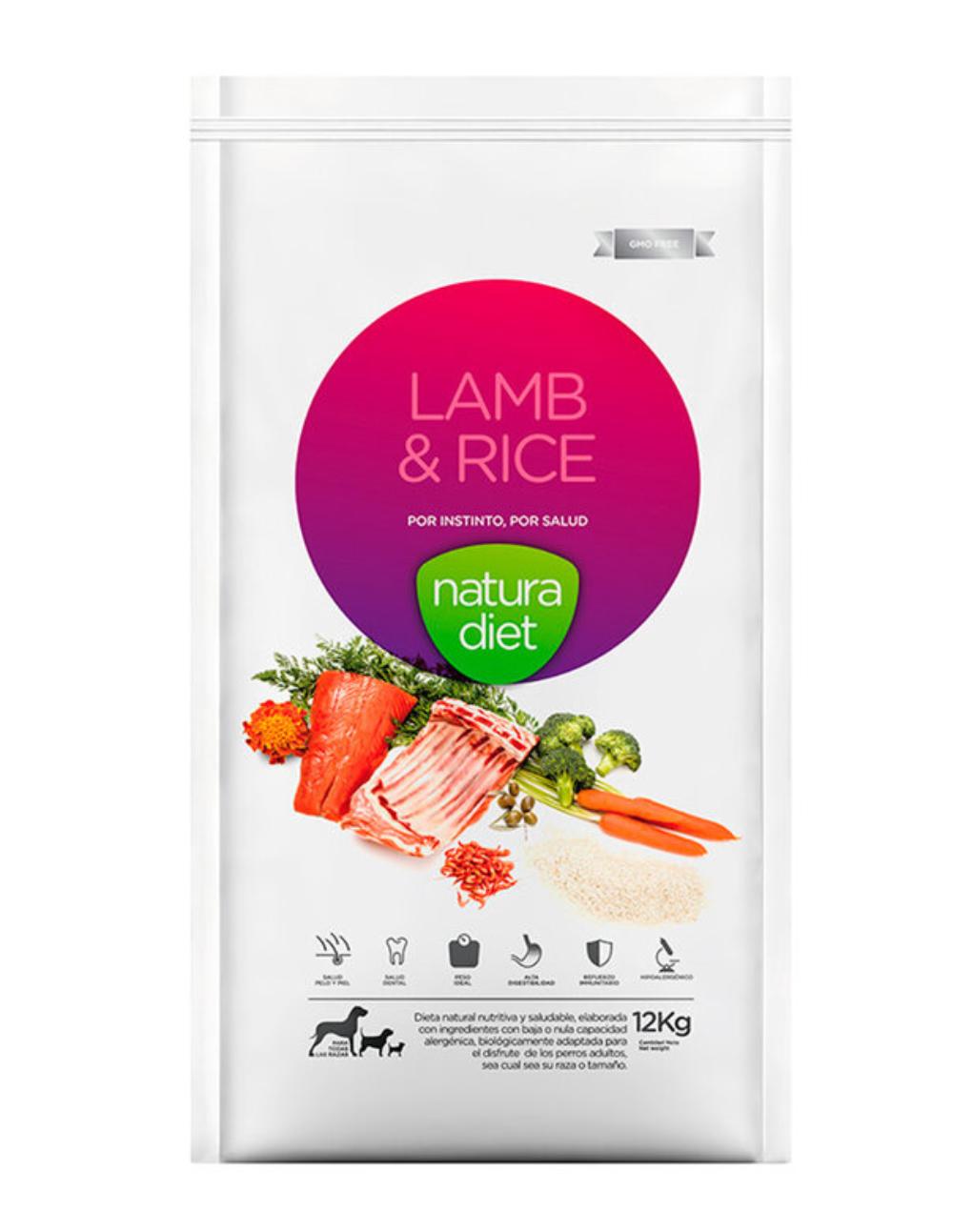 paratumascota.shop - Perros - Alimentacin - NATURA DIET LAMB & RICE 12KG Y 3KG - Foto 1